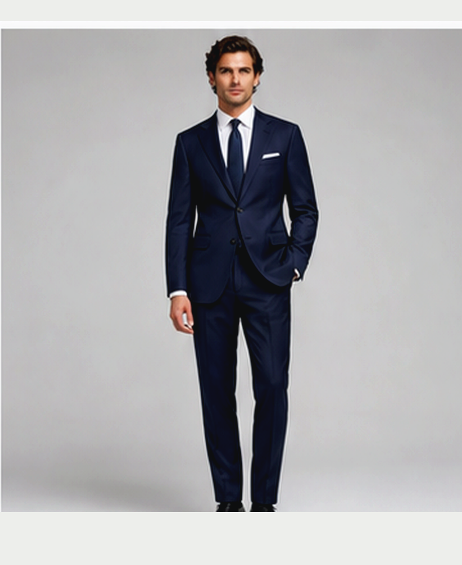 Model wearing Classic Suit Modern Fit