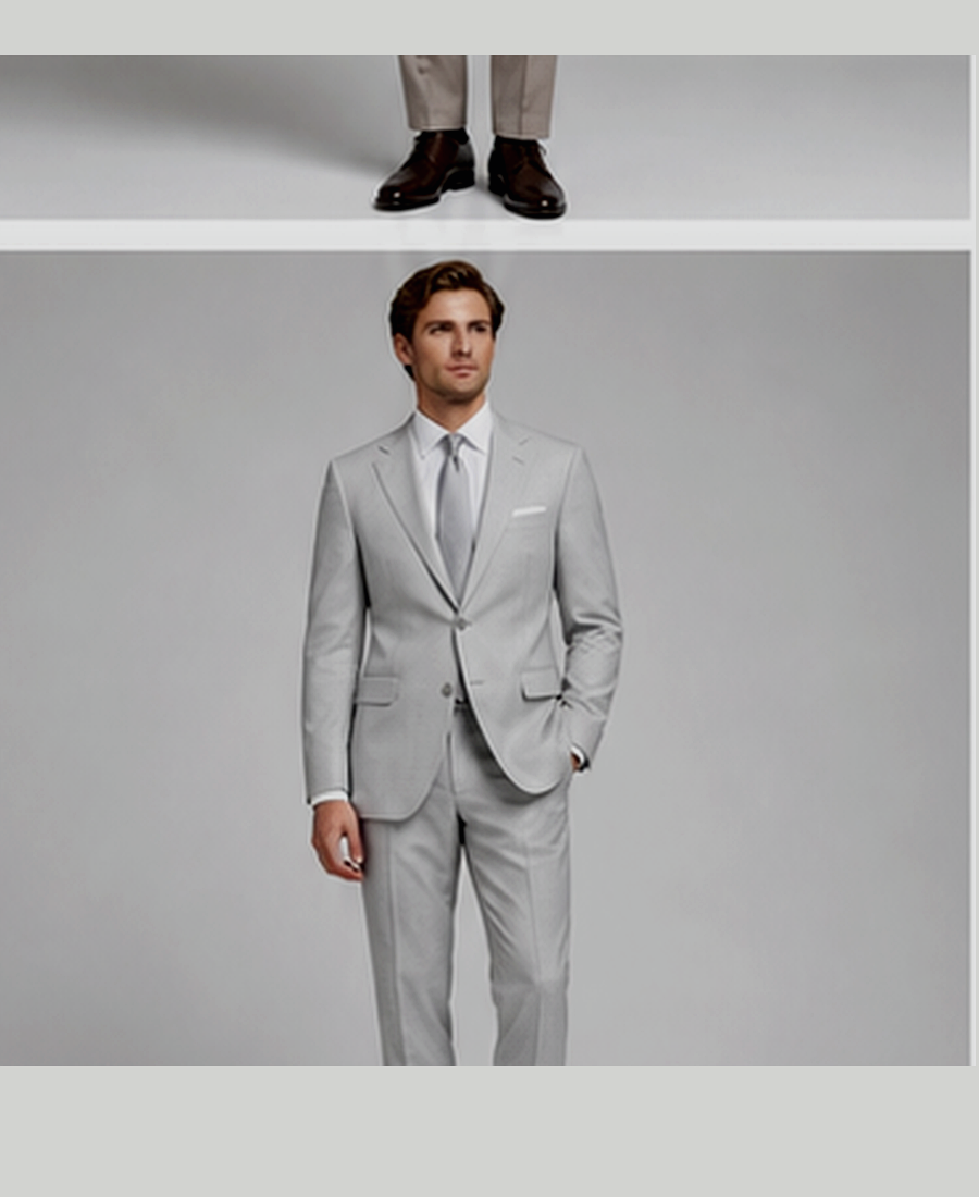 Model wearing Luxury Suit Executive