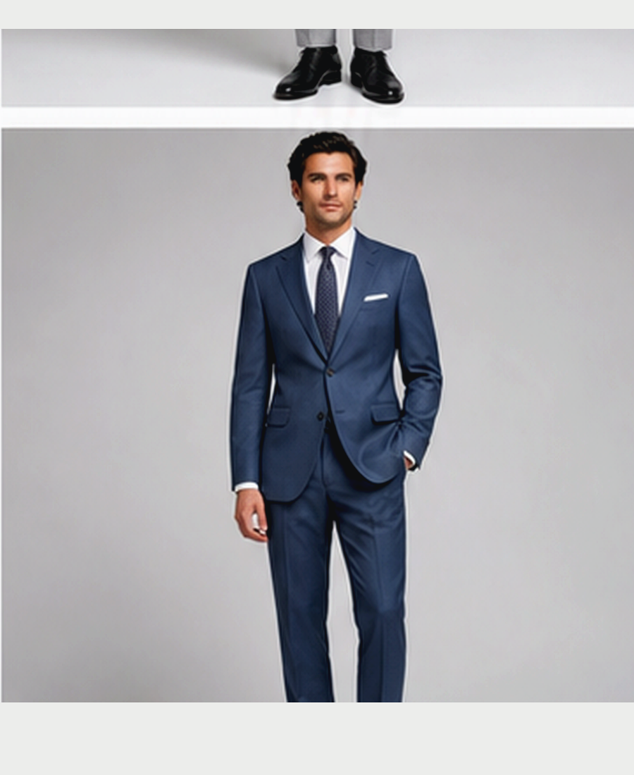 Model wearing Summer Suit Modern Fit