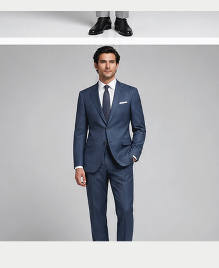 Model wearing Summer Suit Slim Fit