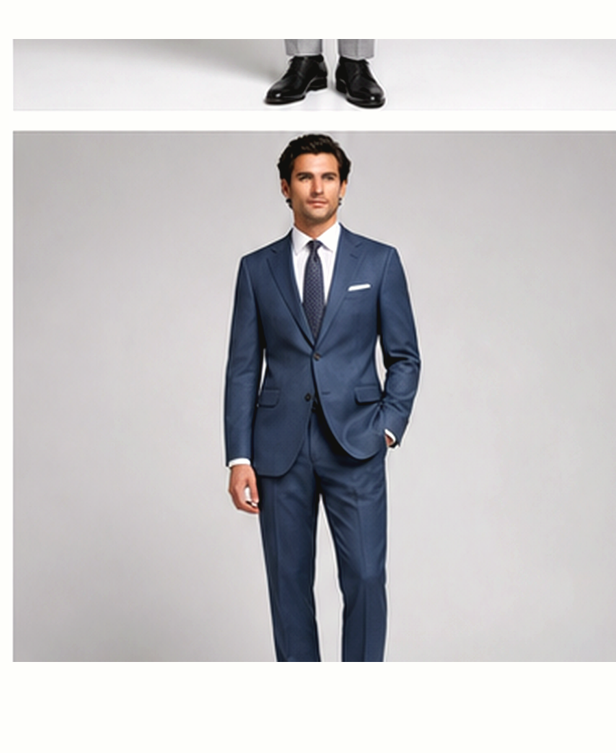 Model wearing Summer Suit Tailored Fit