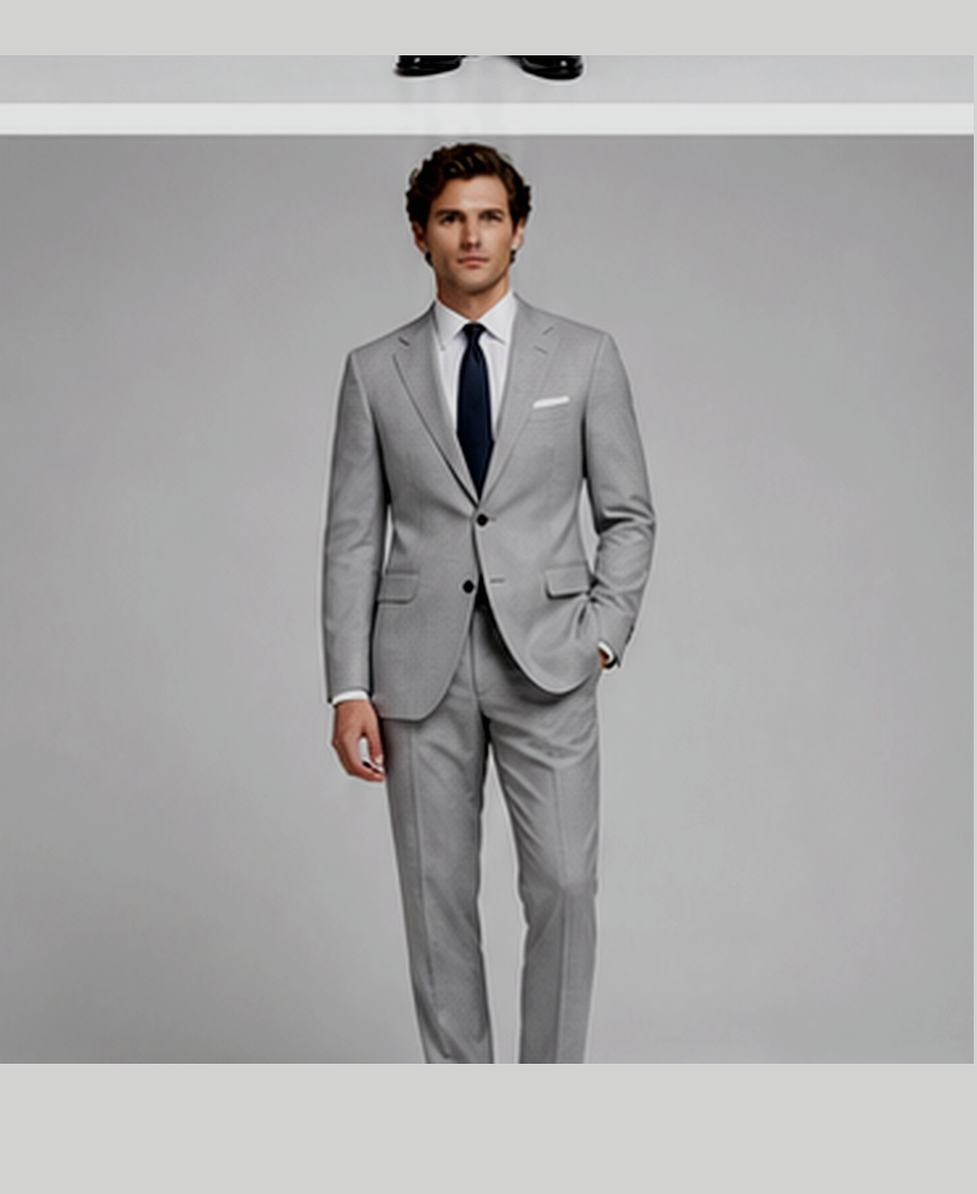 Model wearing Wrinkle-Free Suit Executive